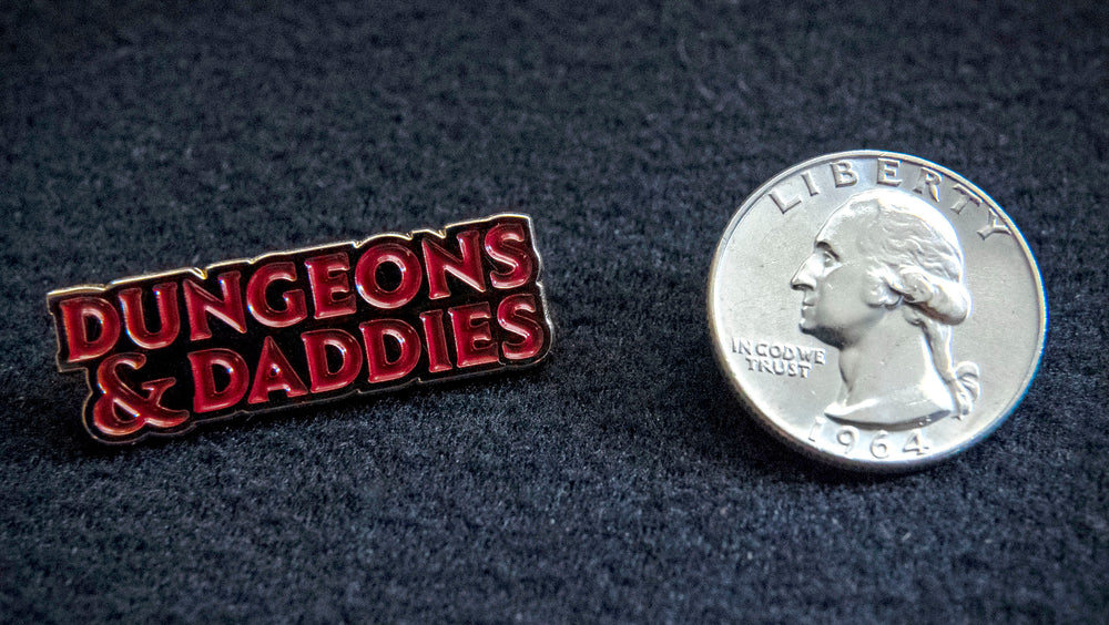 Dungeons & Daddies Logo Pin